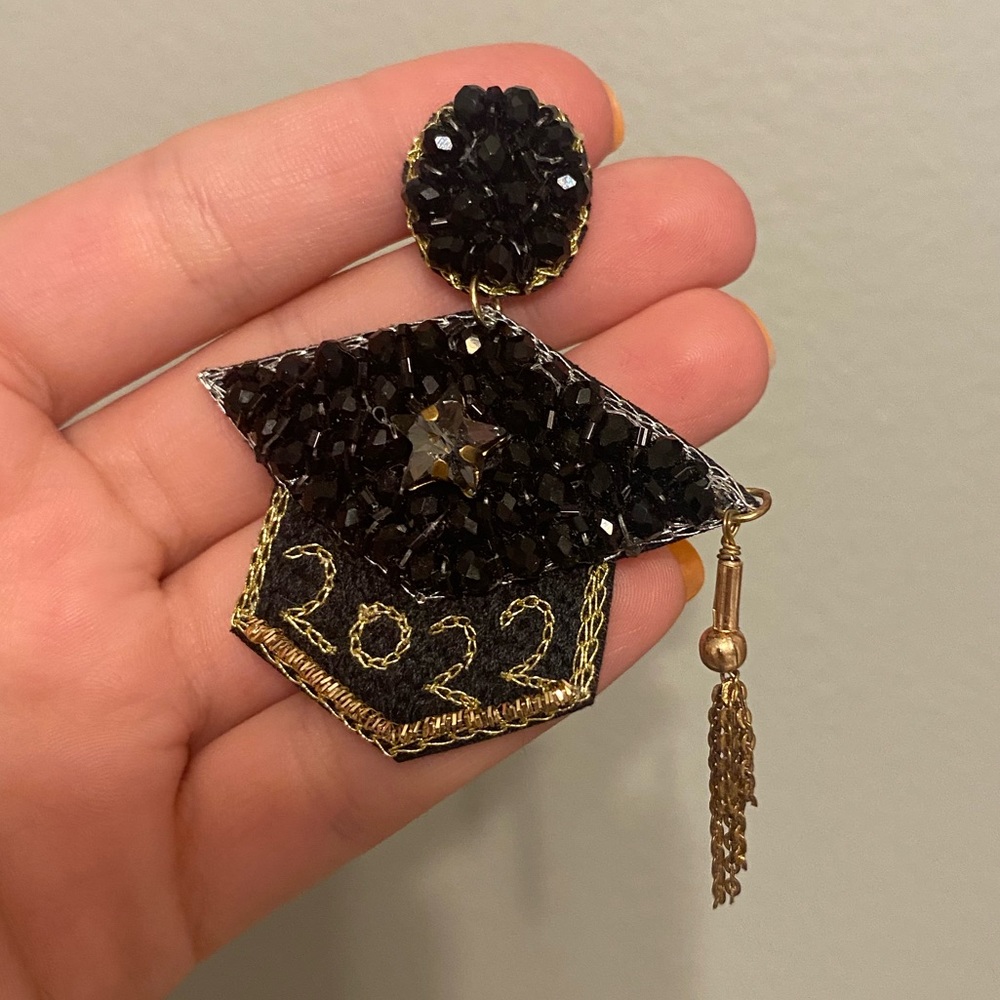 Taylor Shaye graduation earrings!